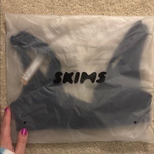 SKIMS cotton jersey Plunge Bralette